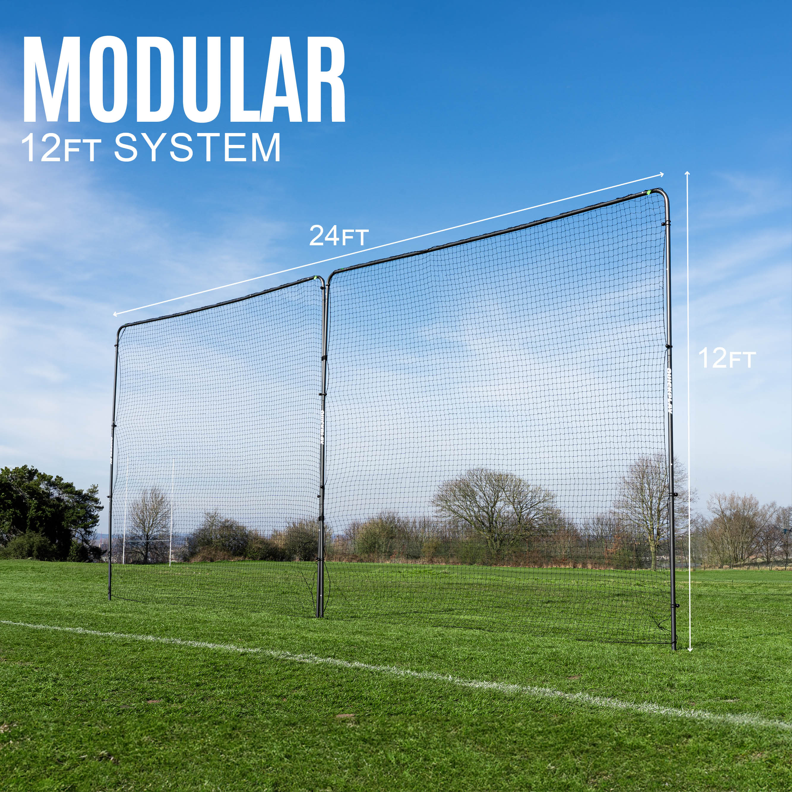 12ft Barrier Net System In-Ground (Multiple Sizes) - Image 11