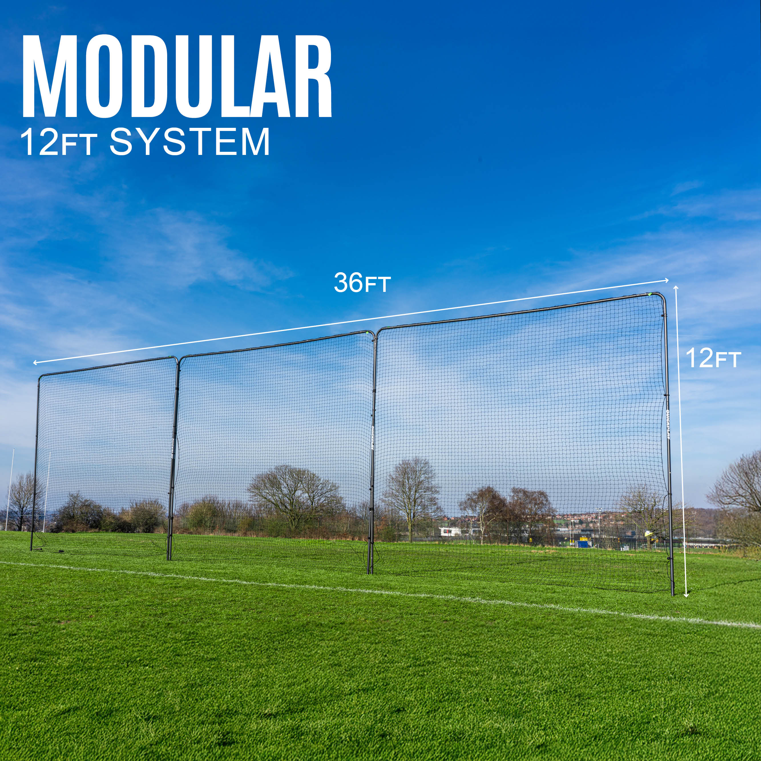 12ft Barrier Net System In-Ground (Multiple Sizes) - Image 12