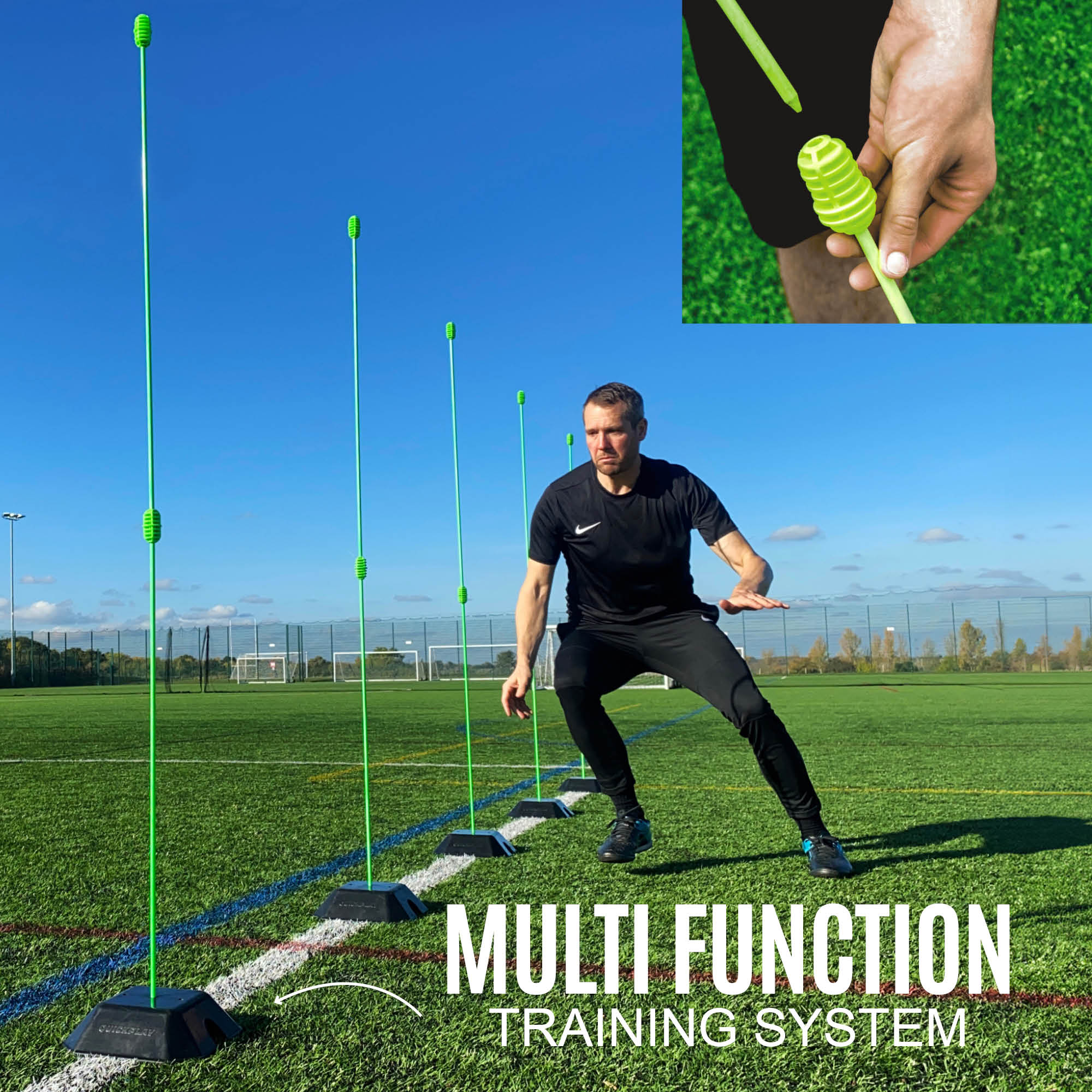 Agility Poles & Bases (set of 5) - Image 5