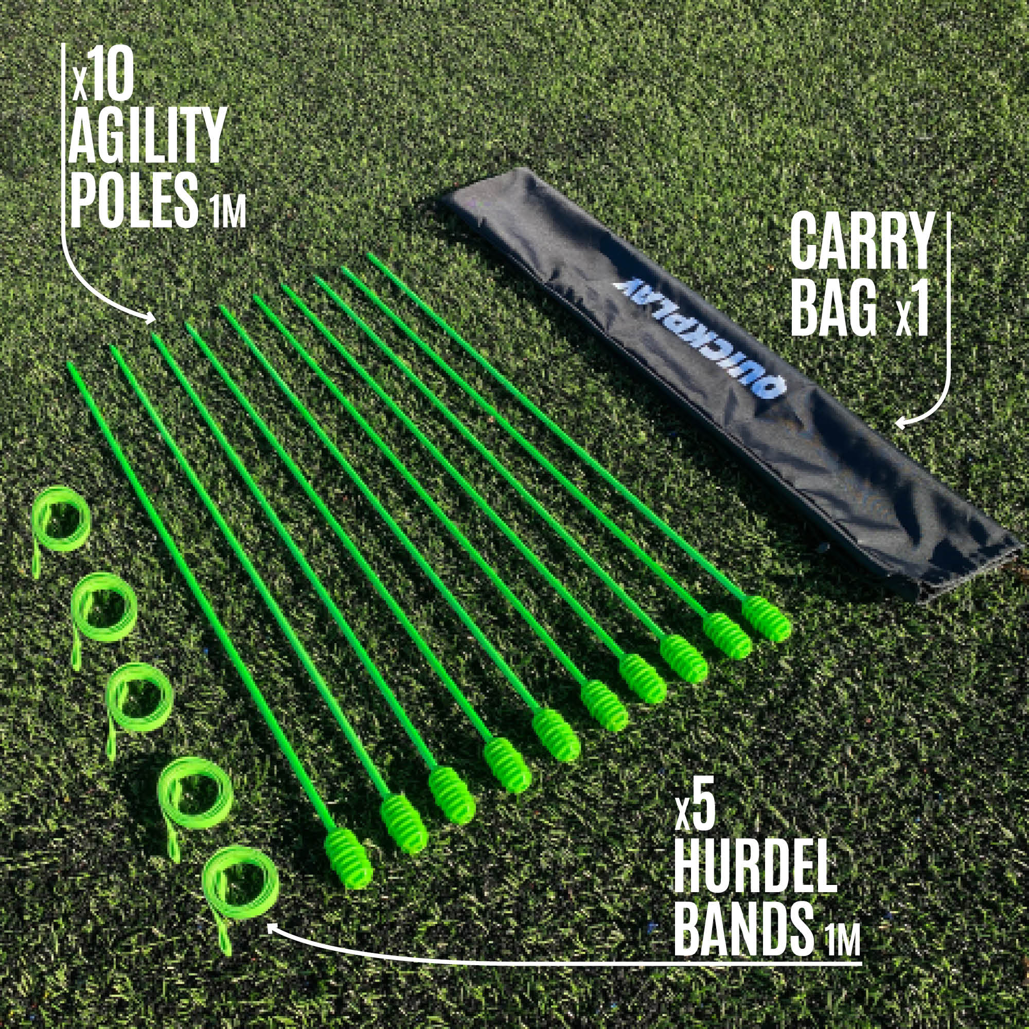 Agility Poles & Bases (set of 5) - Image 9