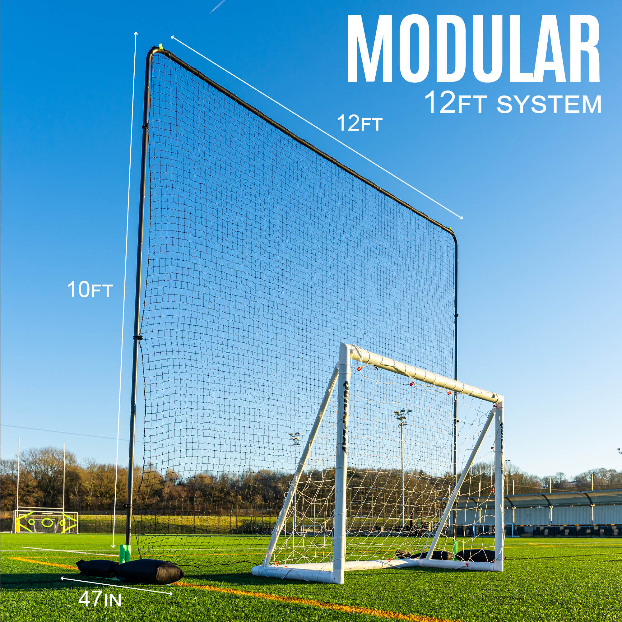 10ft Barrier Net System Freestanding (Multiple Sizes) - Image 13