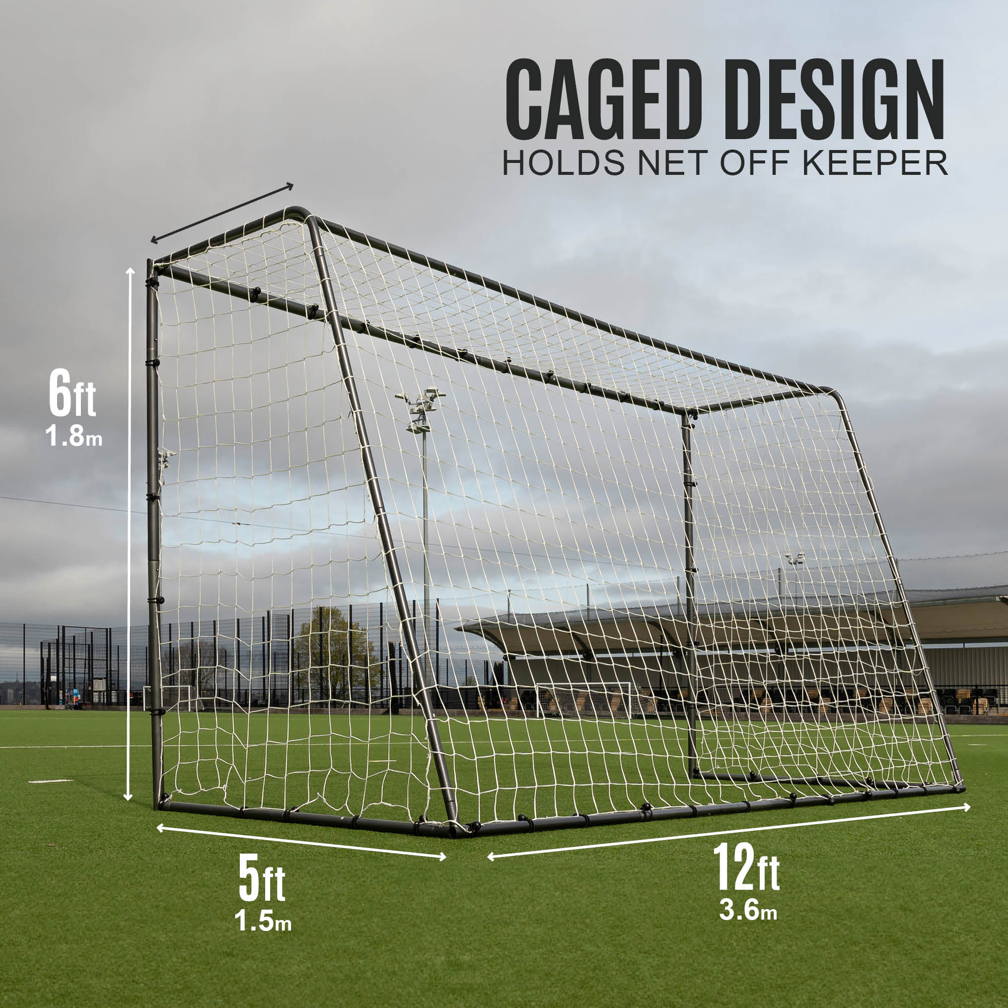 GS Series Soccer Goal 12x6' - Image 6