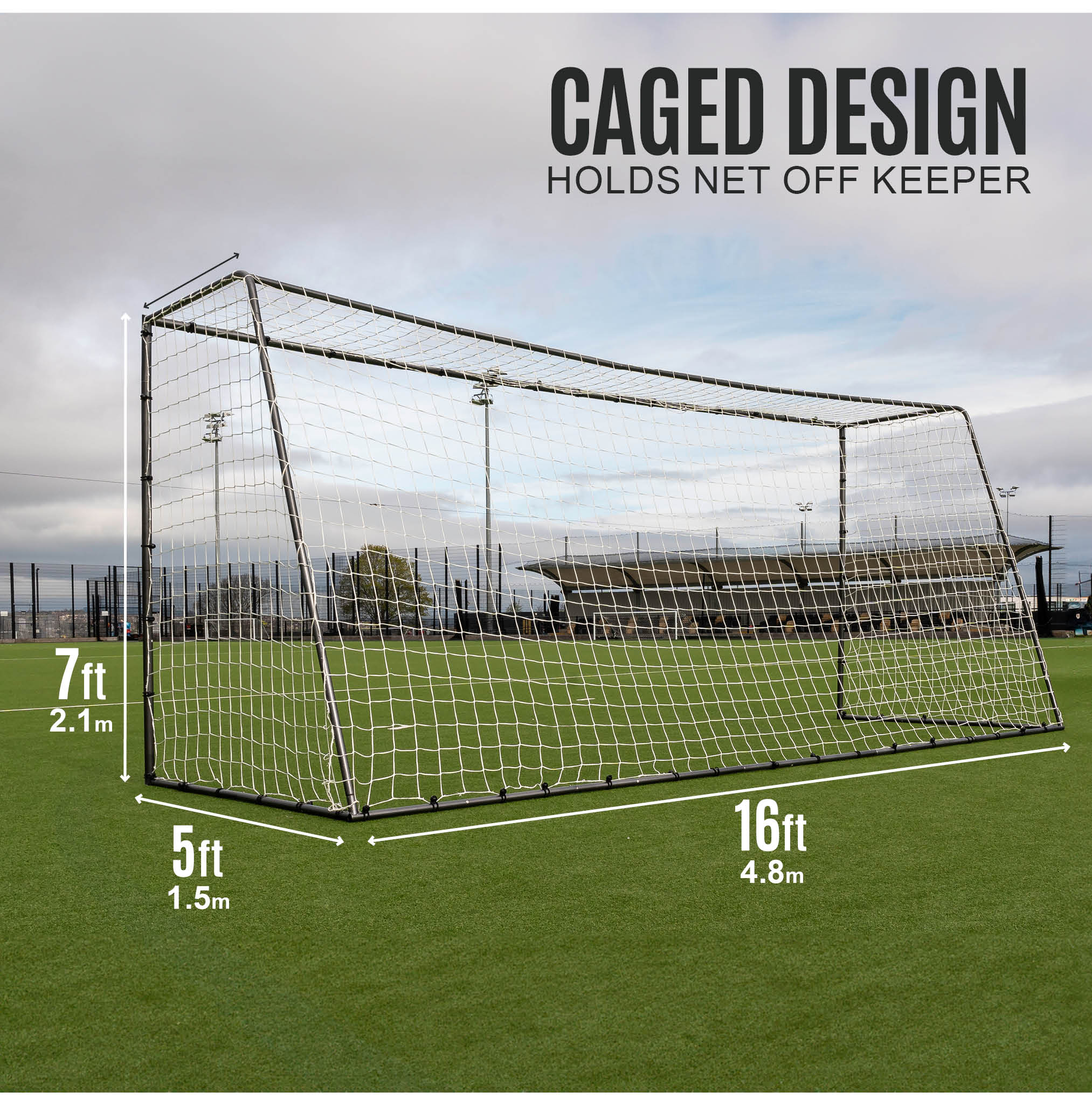 GS Series Soccer Goal 16x7' - Image 6