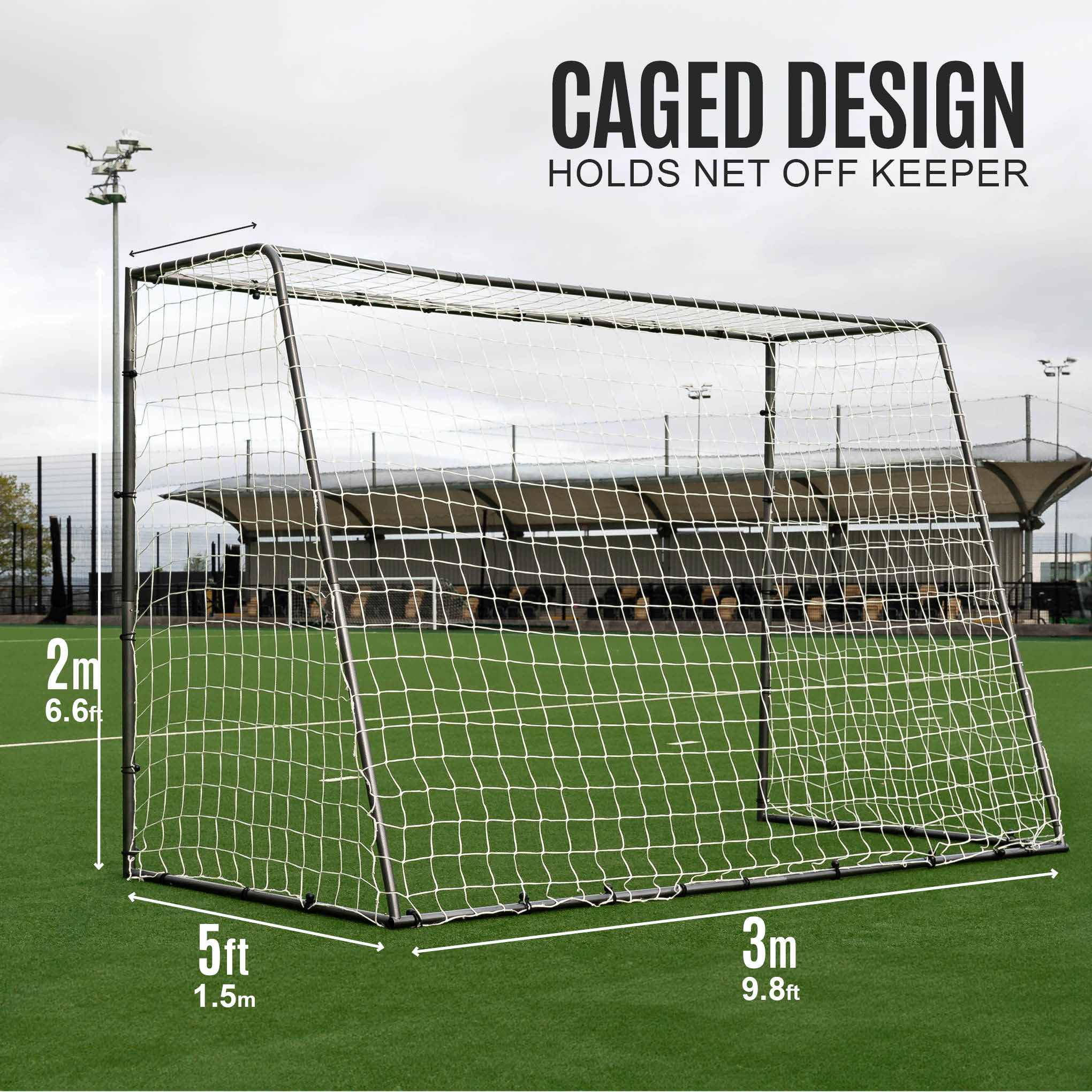 GS Series Futsal Goal 9.8x6.5' - Image 6