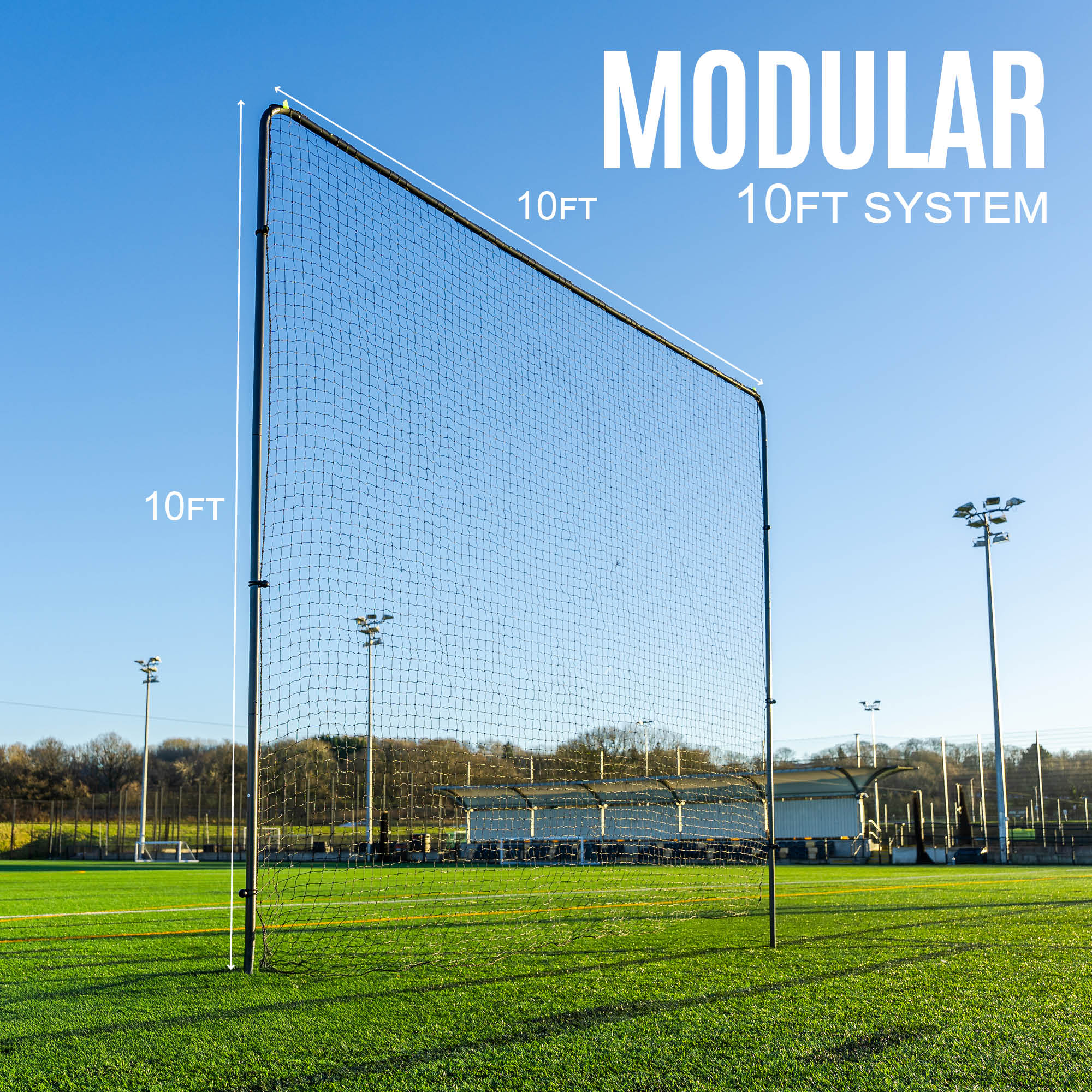 10ft Barrier Net System In-Ground (Multiple Sizes) - Image 6