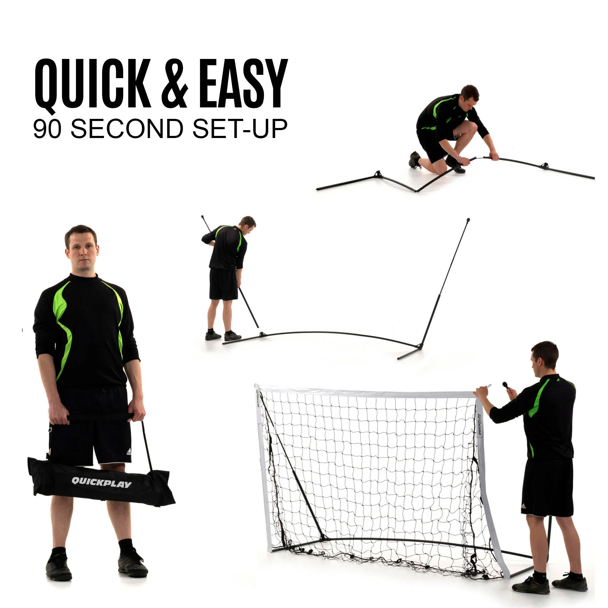 KICKSTER Portable Soccer Goal 8x5' - Image 6