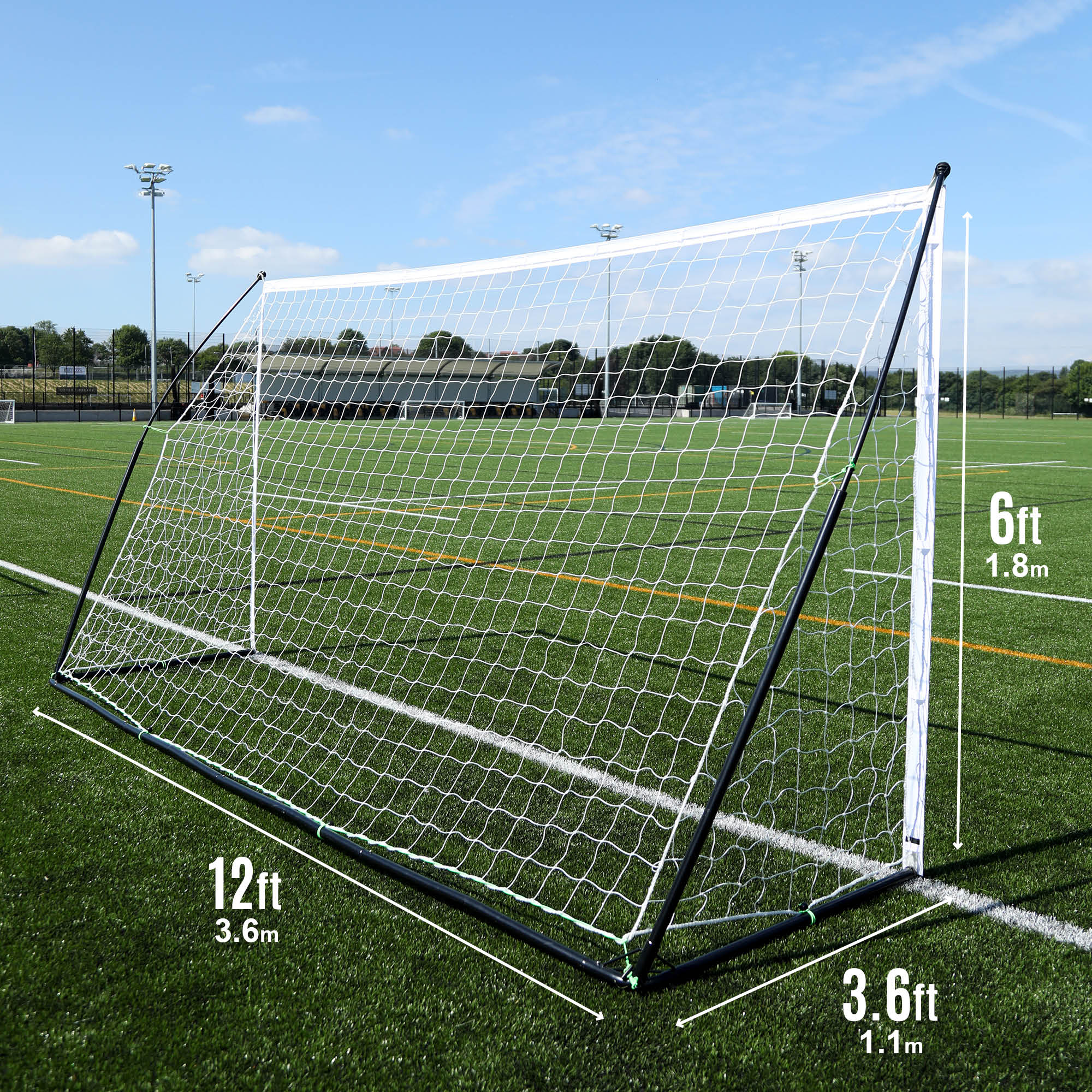 KICKSTER Elite Portable Soccer Goal 12x6' - Image 5