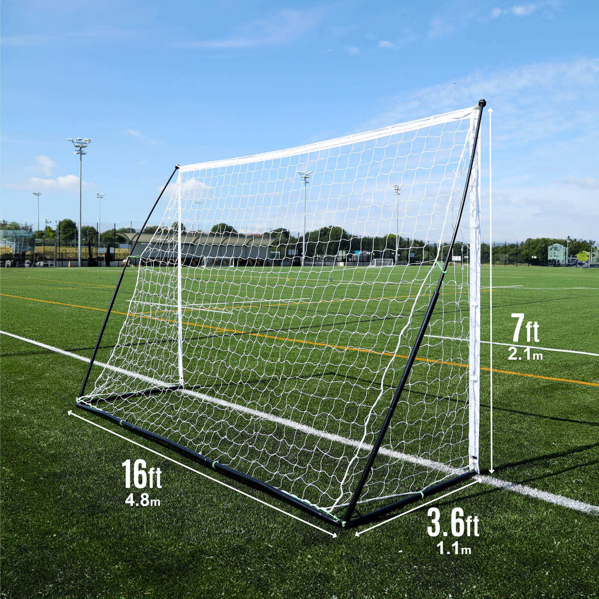 KICKSTER Elite Portable Soccer Goal 16x7' - Image 9
