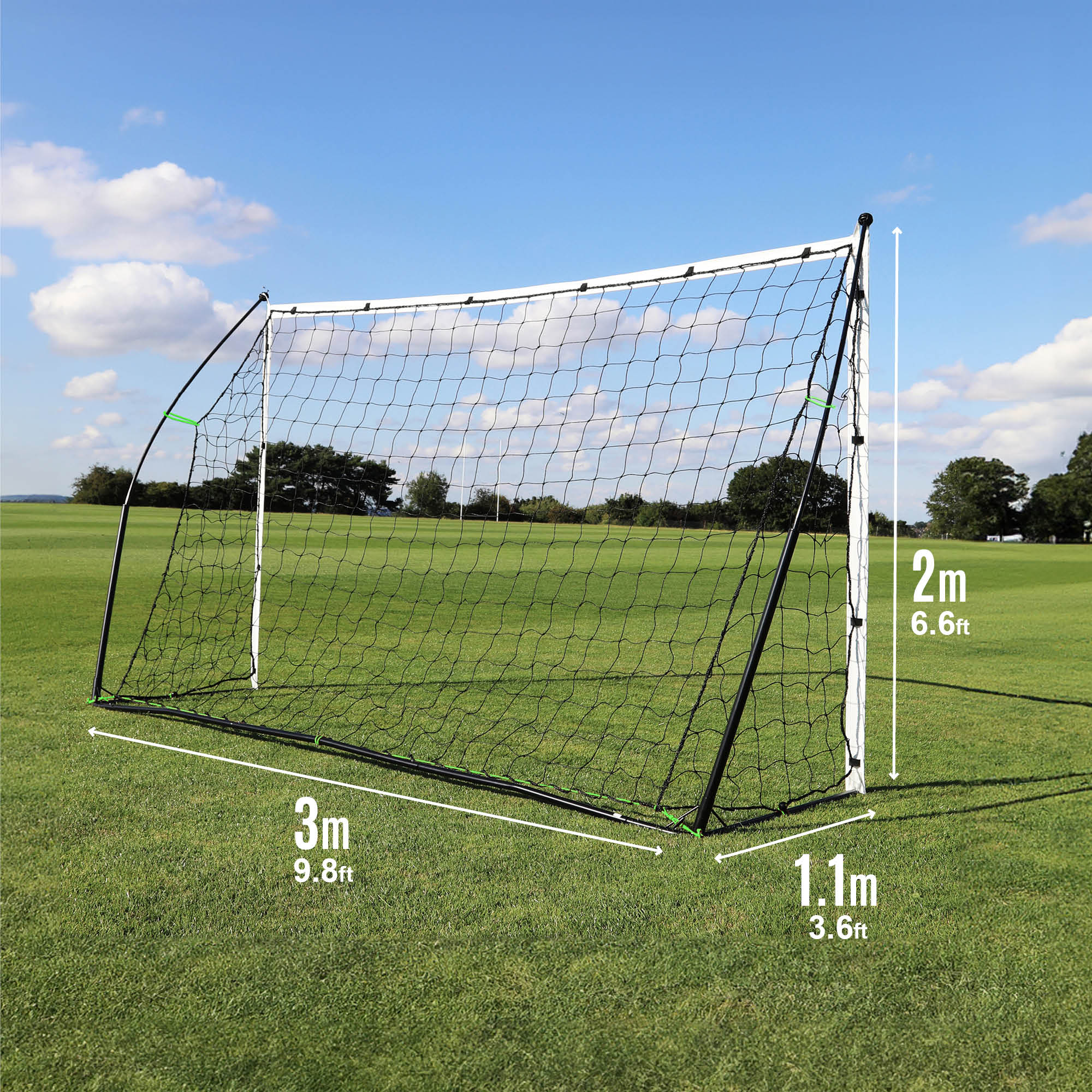KICKSTER Portable Futsal Goal 9.8x6.5' - Image 5