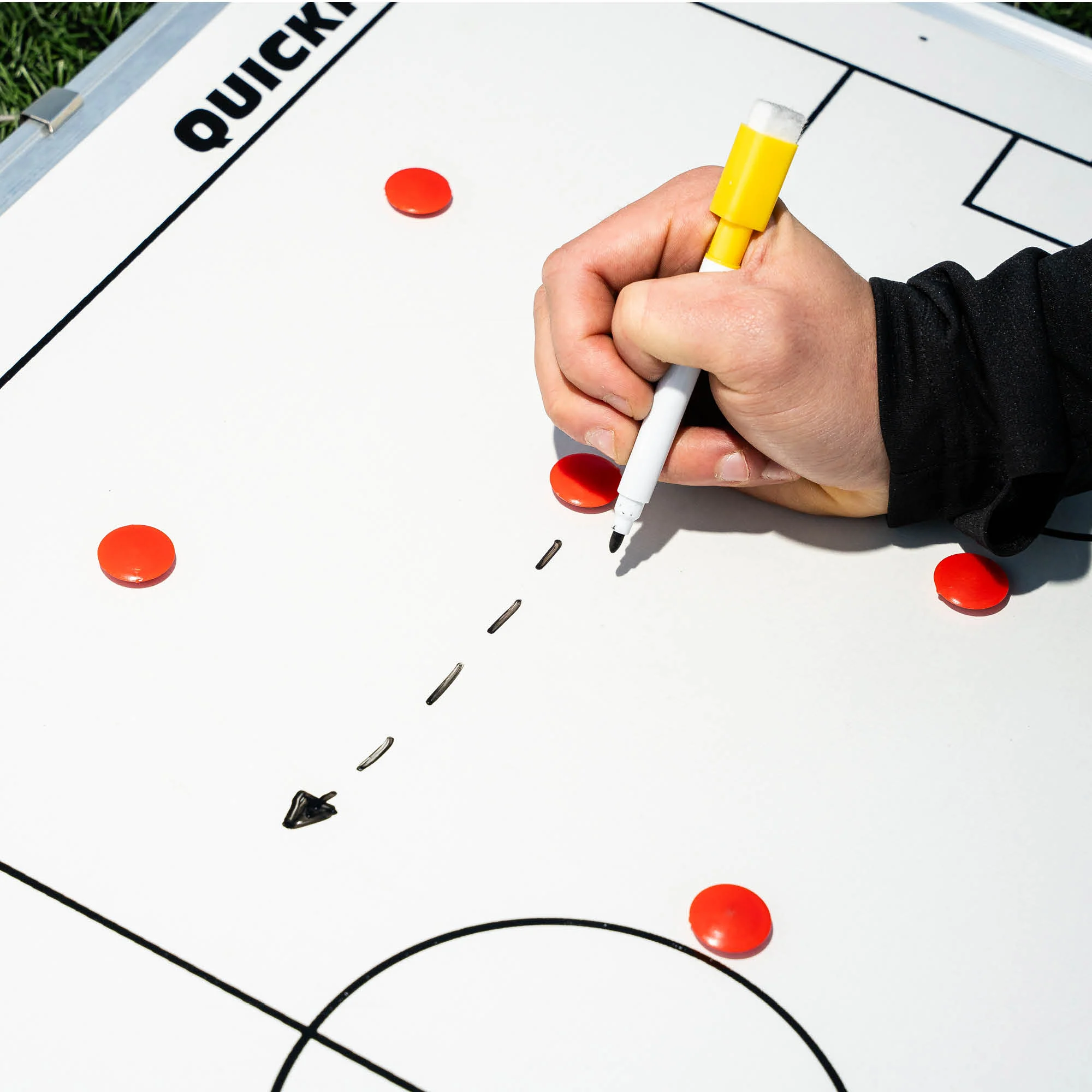 Soccer Coaching Magnetic Whiteboard (LG) 3x2' - Image 5