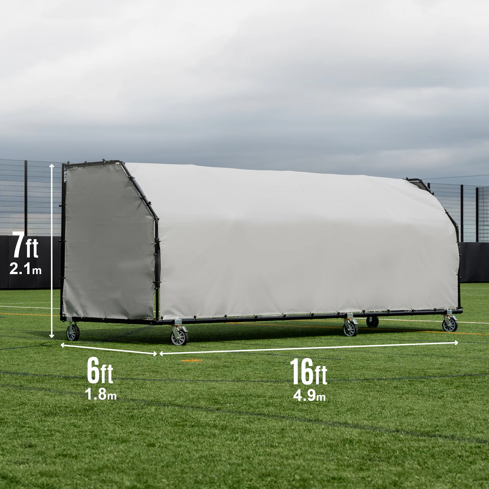 PRO ALU Club Shelter 16x6' - Image 6