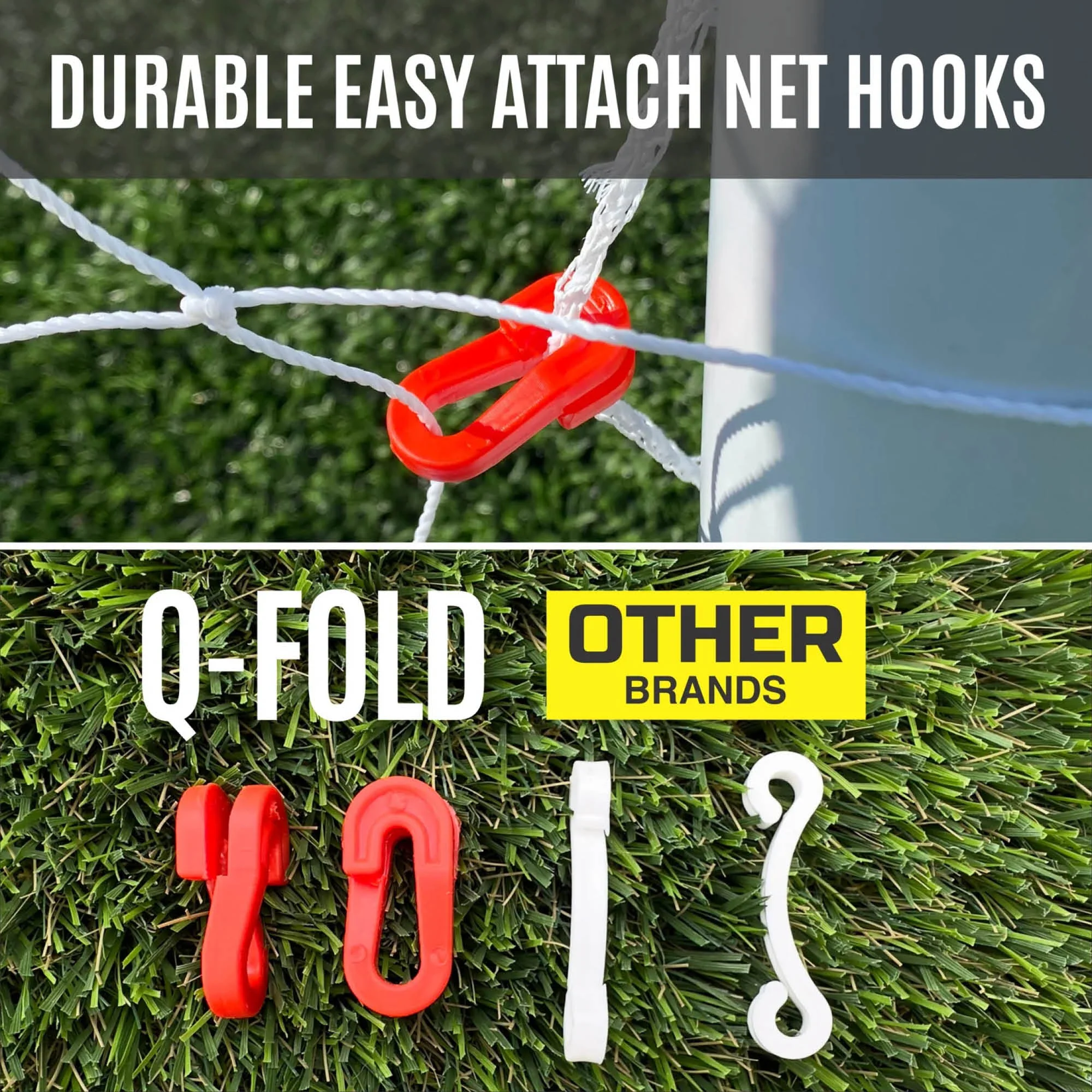 Q-FOLD Folding Soccer Goal 8x5' - Image 6