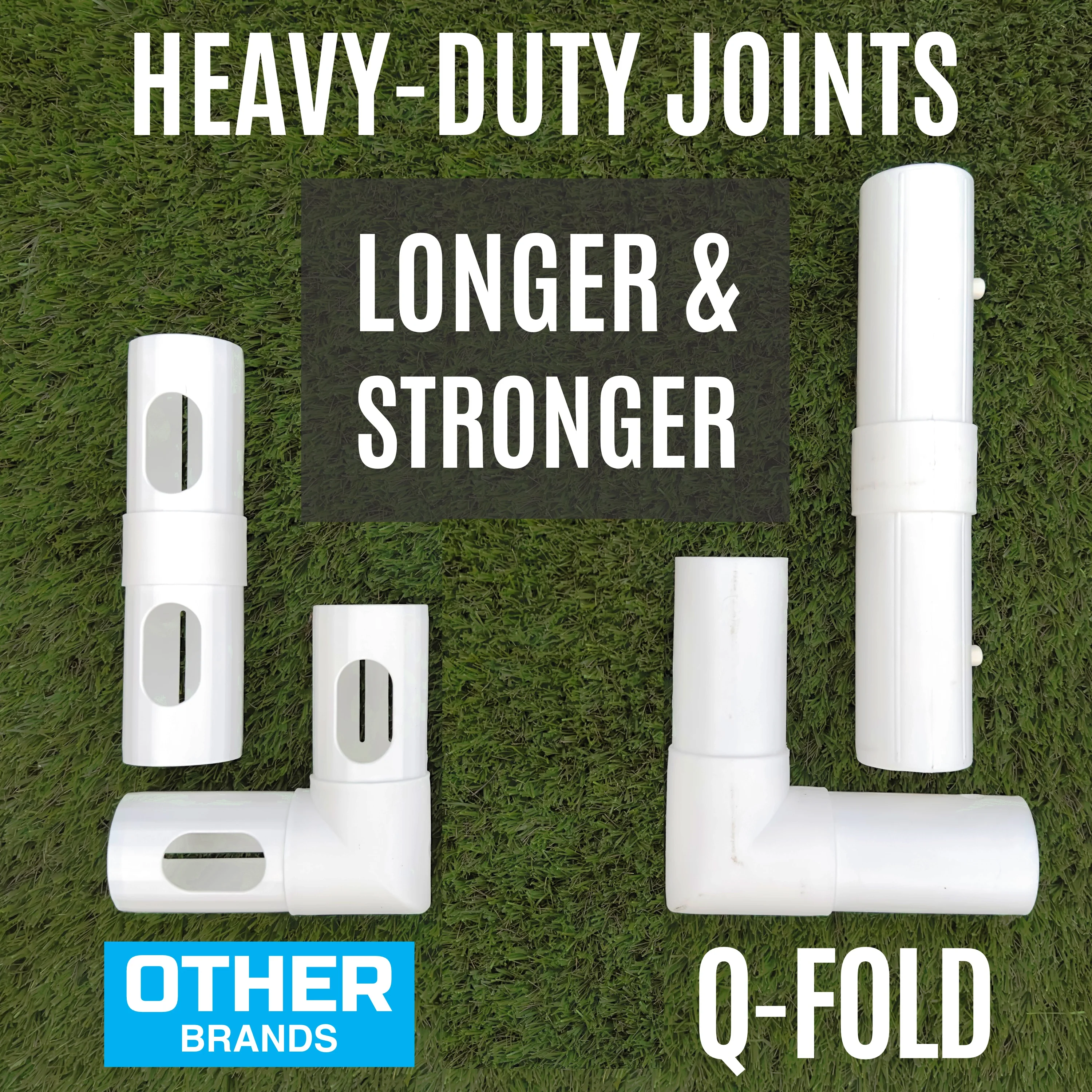 Q-FOLD Match Folding Soccer Goal 8x5' - Image 7