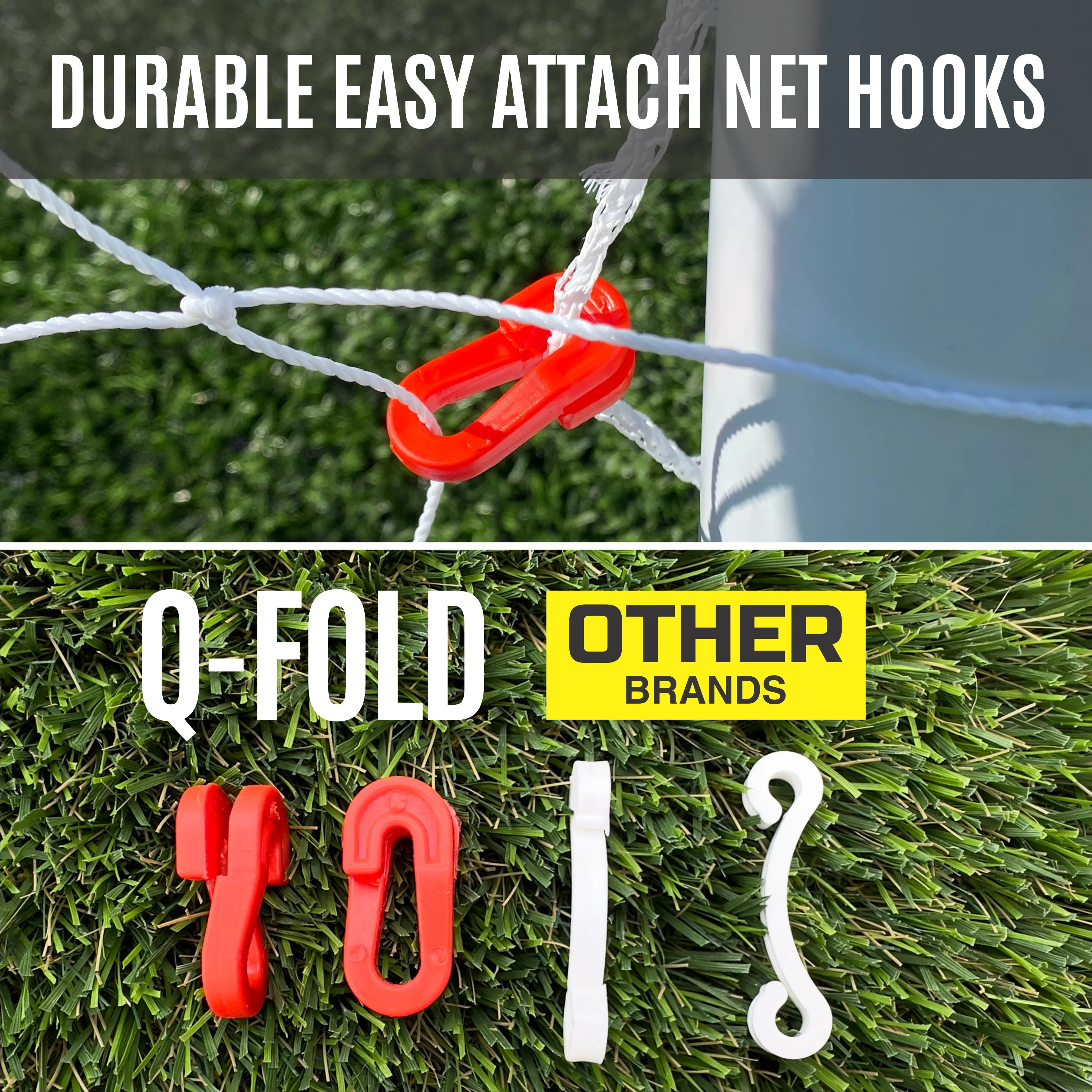 Q-FOLD Match Folding Soccer Goal 8x5' - Image 8