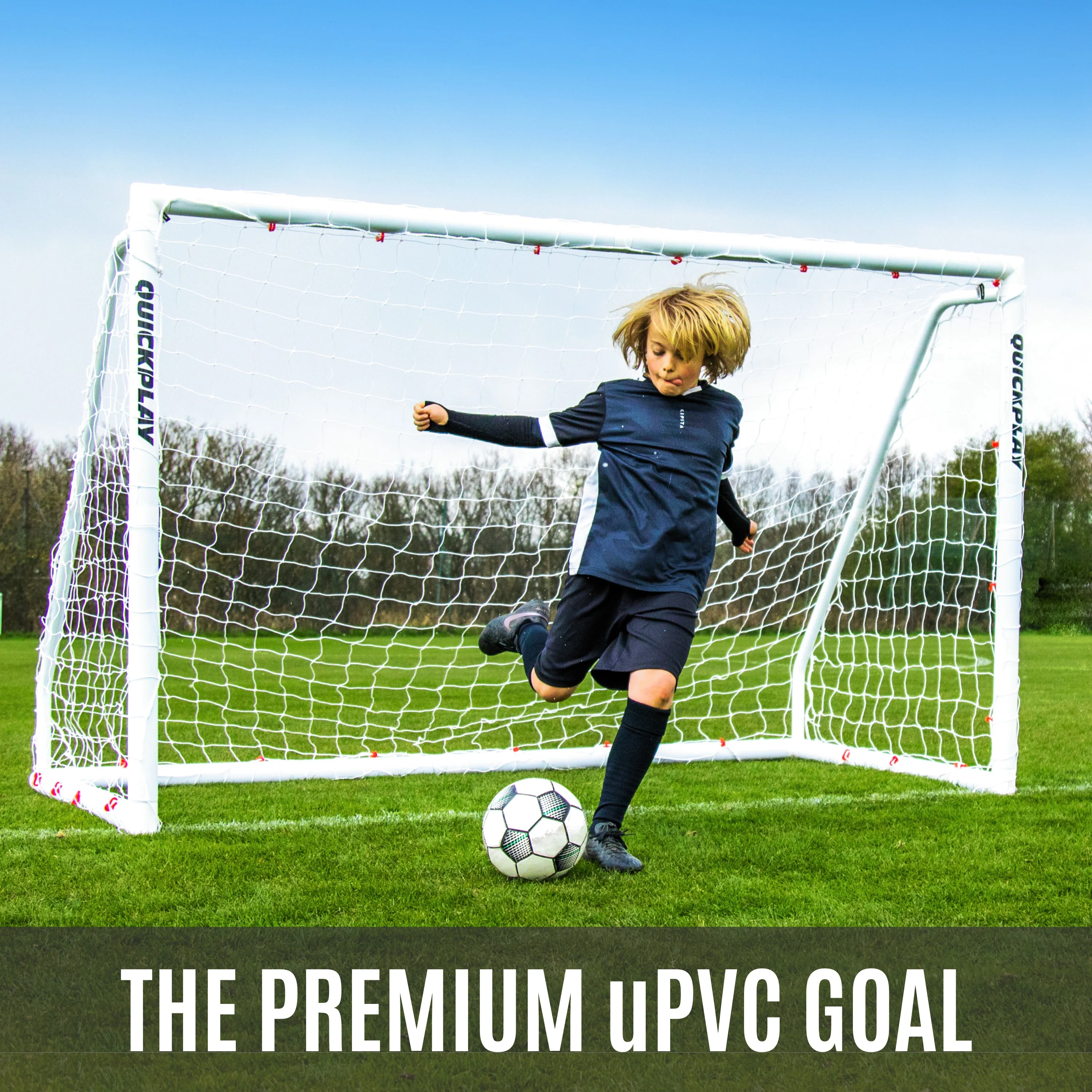 Q-FOLD Match Folding Soccer Goal 6x4' - Image 6