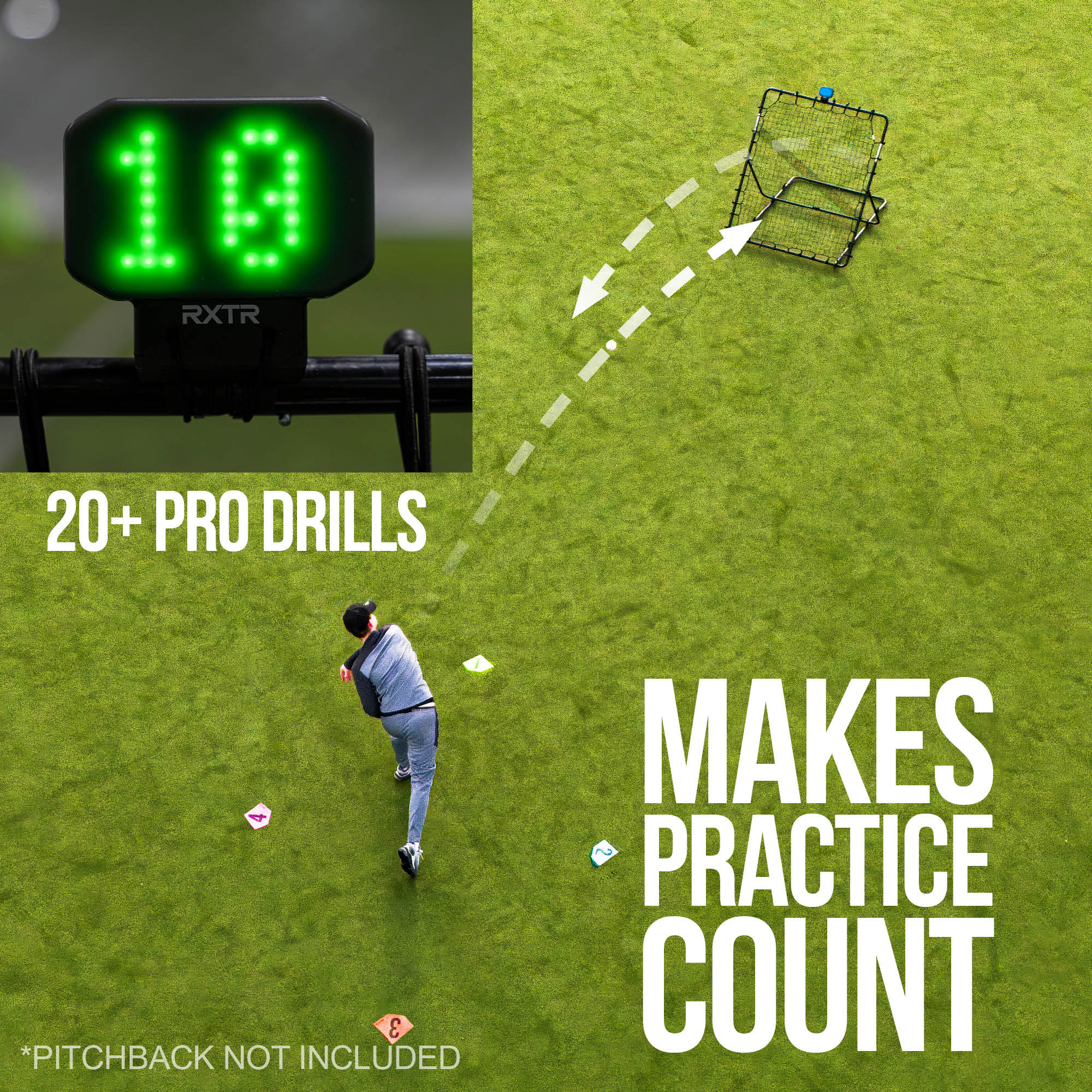 RXTR Baseball Fielding Reaction Light - Image 4