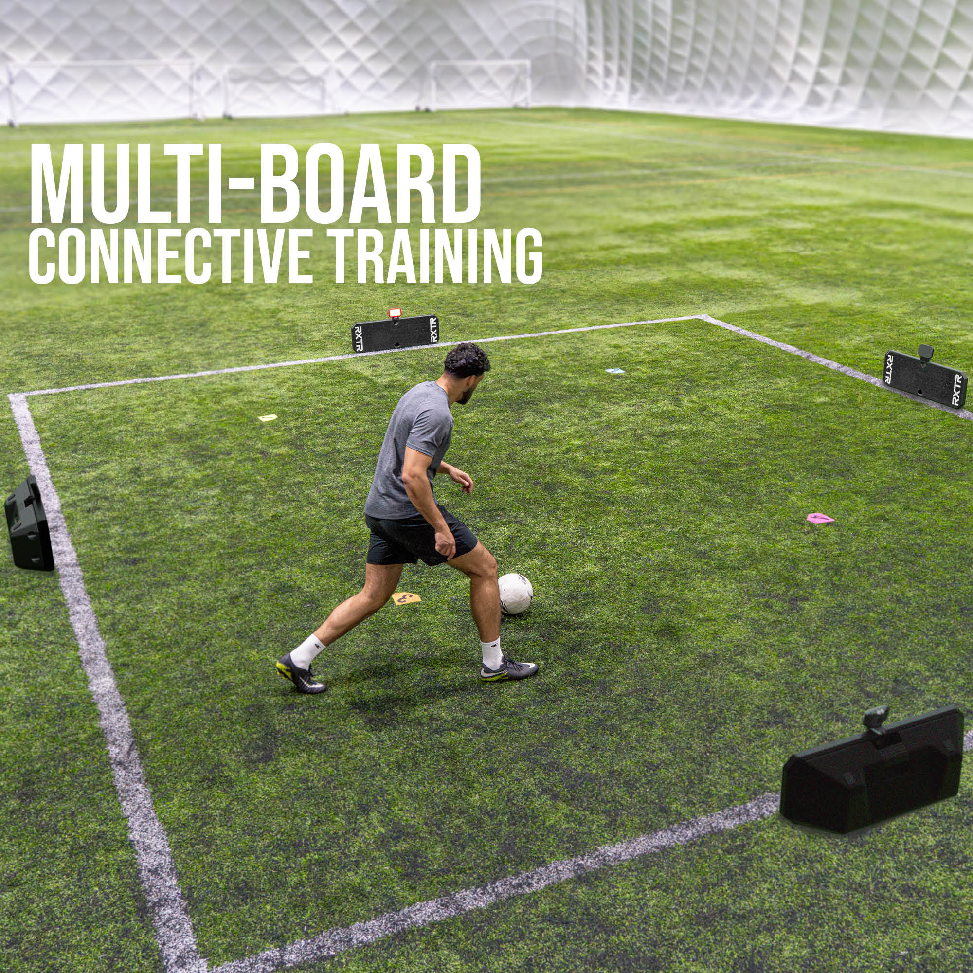 RXTR Pro Coach Soccer Rebound Board & Light Trainer - Image 6