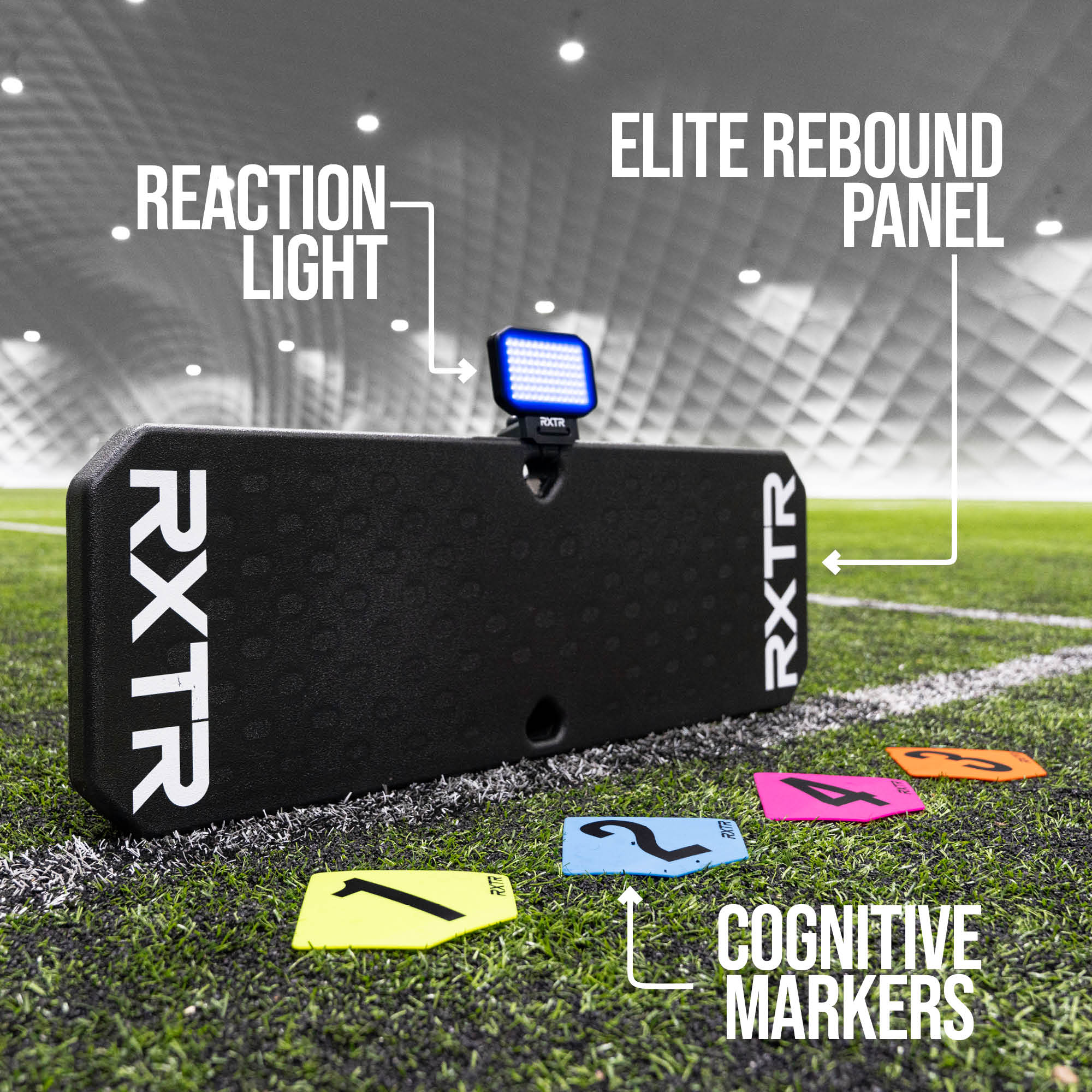 RXTR Pro Coach Soccer Rebound Board & Light Trainer - Image 7
