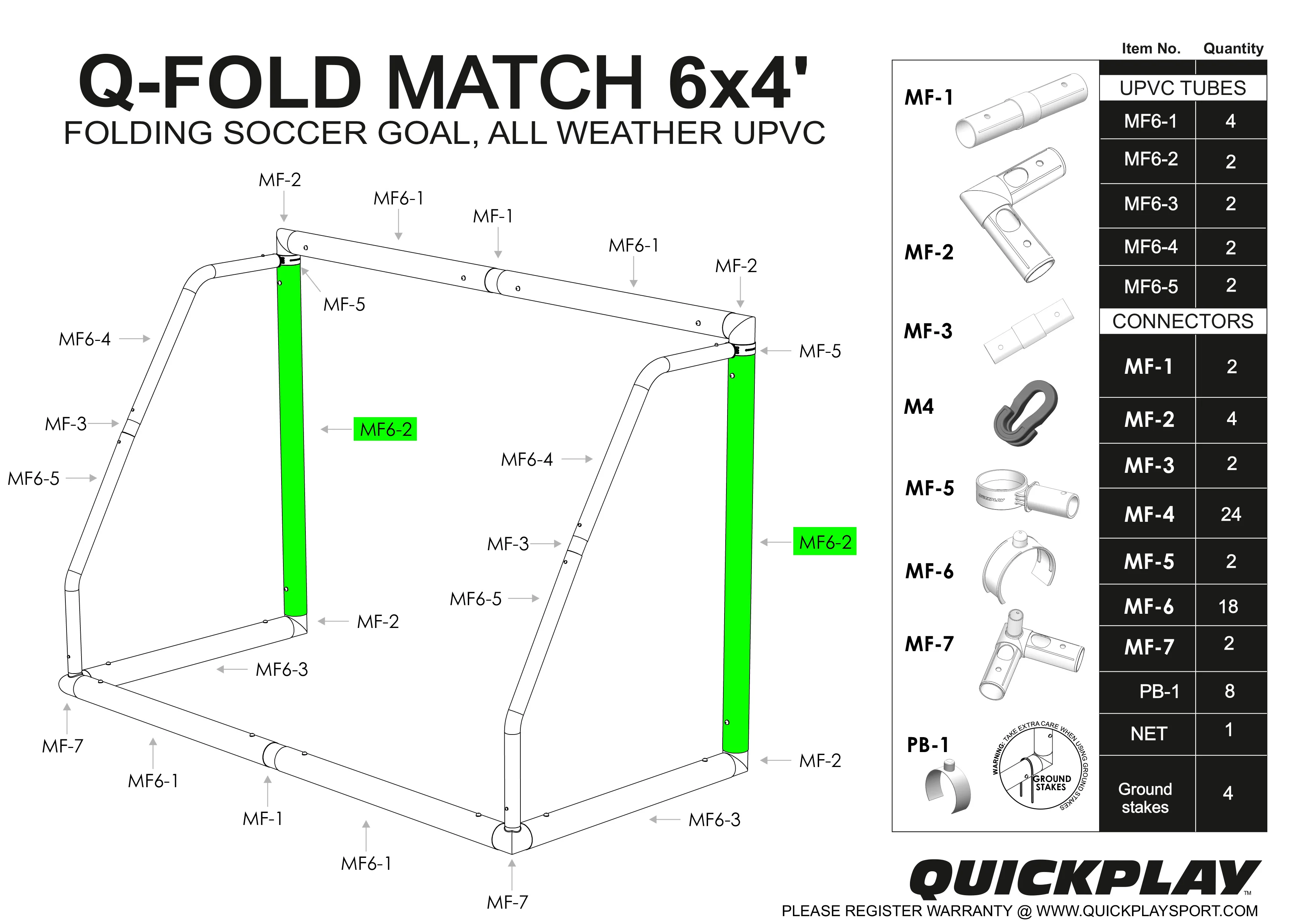 Spare Part - TUBE - Q-FOLD - MF 6-2 - Image 2