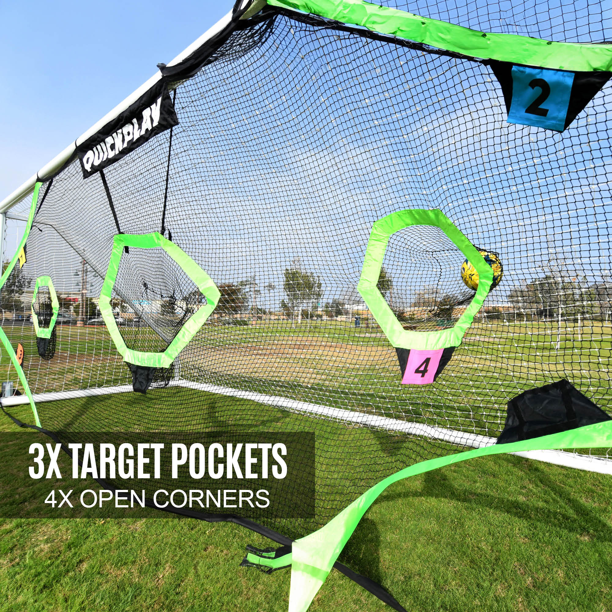 TARGET Net Pro for soccer goals 24x8' (excl. goal) - Image 4