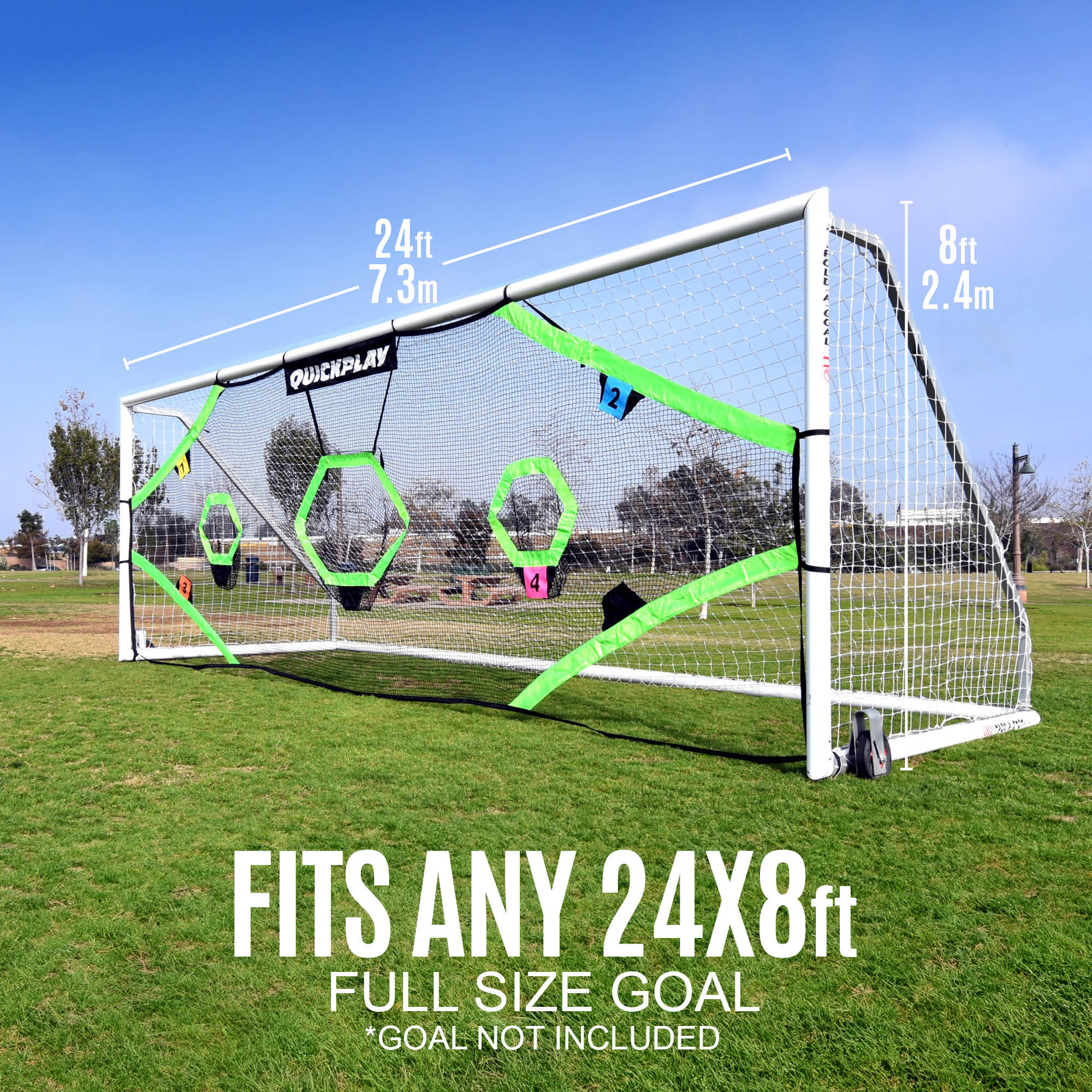 TARGET Net Pro for soccer goals 24x8' (excl. goal) - Image 5