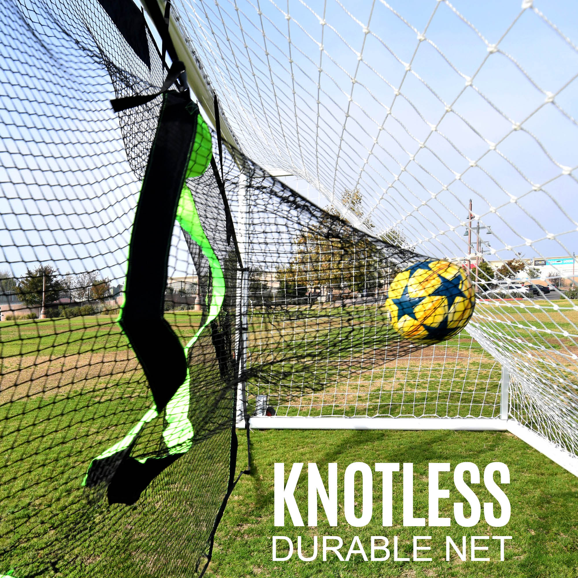 TARGET Net Pro for soccer goals 24x8' (excl. goal) - Image 8