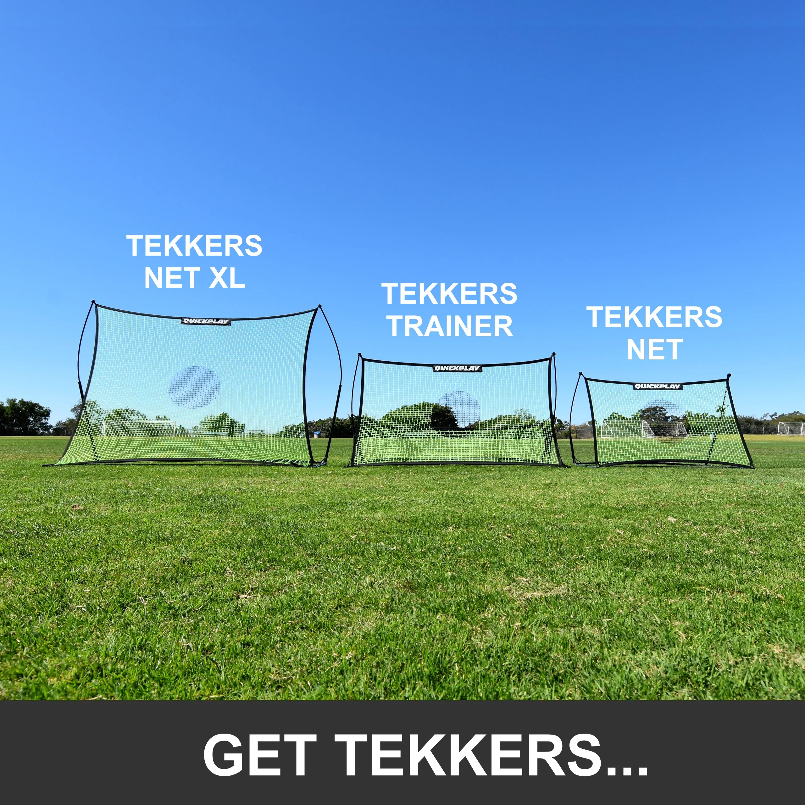 TEKKERS Soccer Rebounder Net XL 8x6' - Image 7